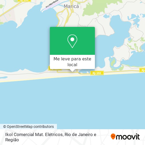 Ikol Comercial Mat. Elétricos mapa