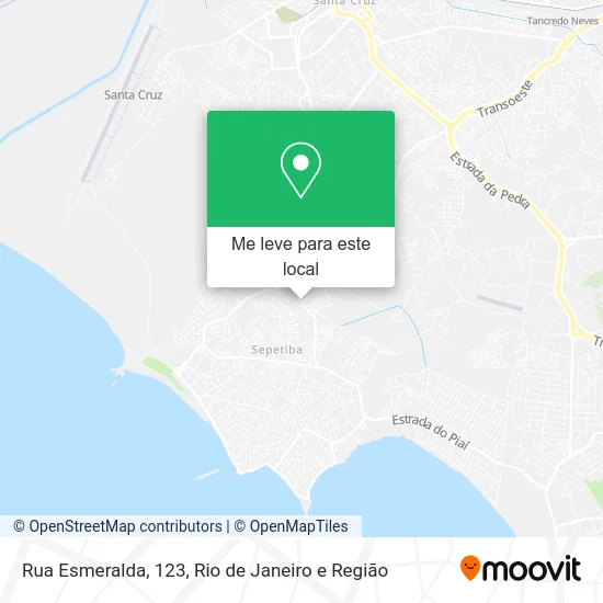 Rua Esmeralda, 123 mapa