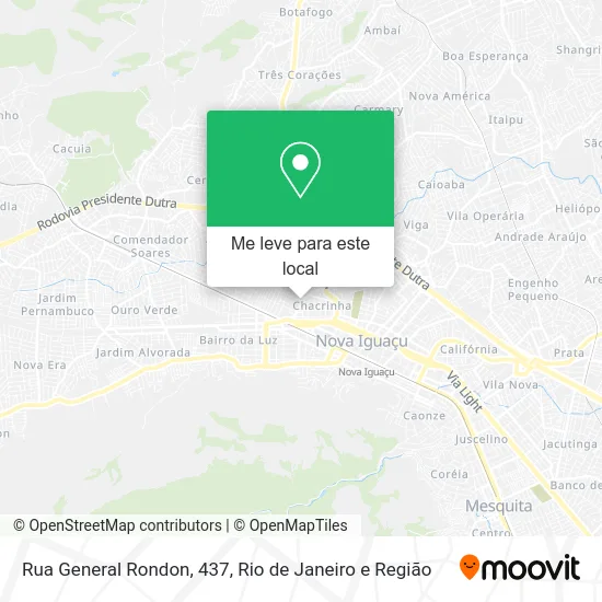 Rua General Rondon, 437 mapa