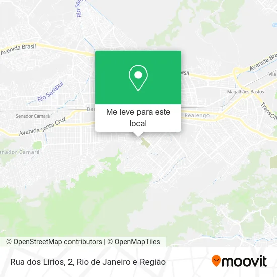 Rua dos Lírios, 2 mapa