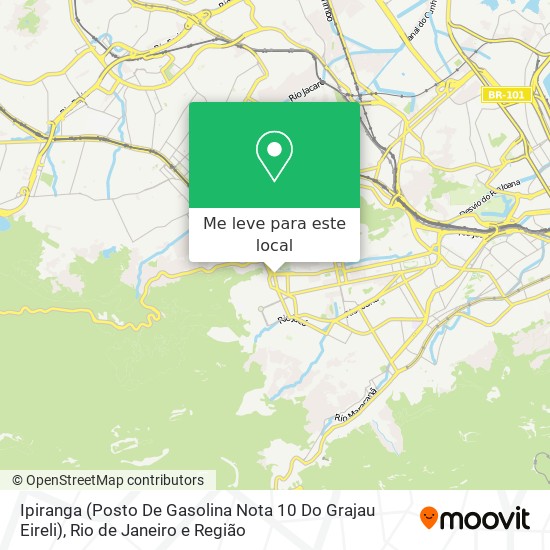 Ipiranga (Posto De Gasolina Nota 10 Do Grajau Eireli) mapa