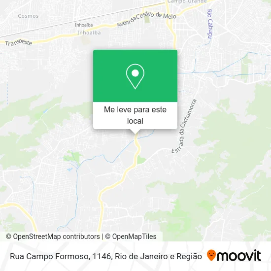 Rua Campo Formoso, 1146 mapa