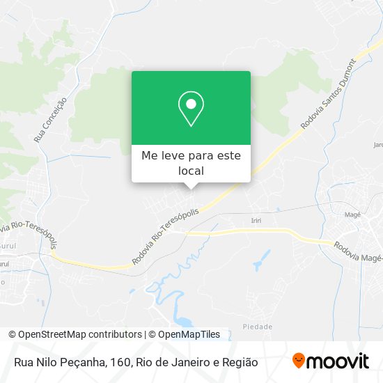 Rua Nilo Peçanha, 160 mapa