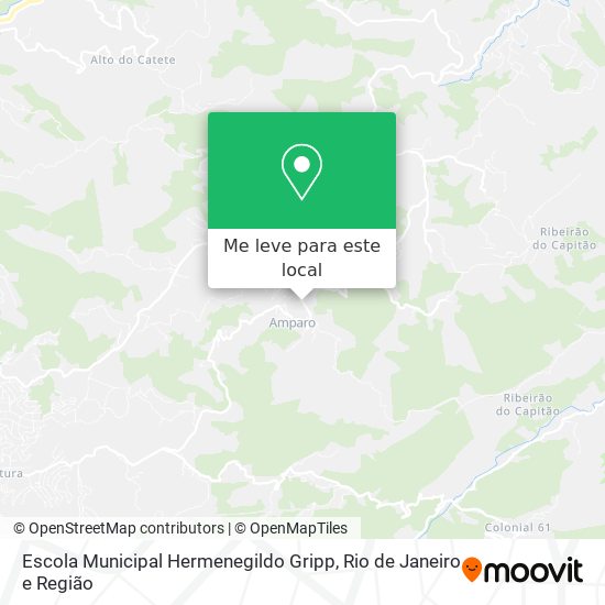 Escola Municipal Hermenegildo Gripp mapa