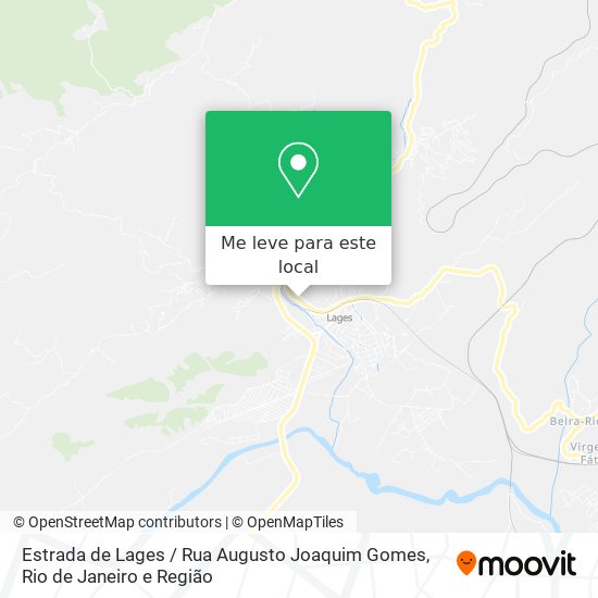 Estrada de Lages / Rua Augusto Joaquim Gomes mapa