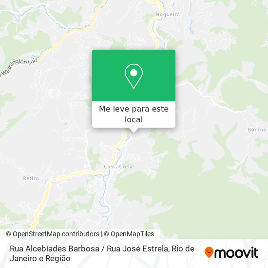 Rua Alcebíades Barbosa / Rua José Estrela mapa