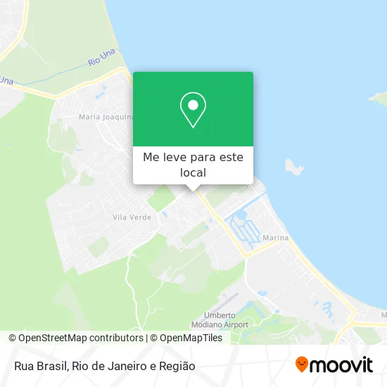 Rua Brasil mapa