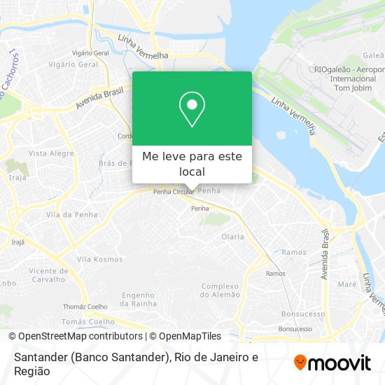 Santander (Banco Santander) mapa