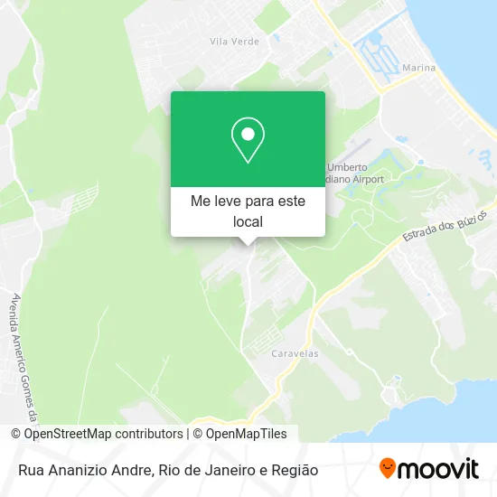 Rua Ananizio Andre mapa