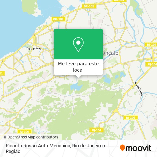 Ricardo Russo Auto Mecanica mapa