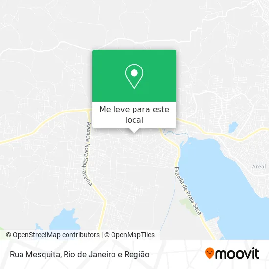 Rua Mesquita mapa