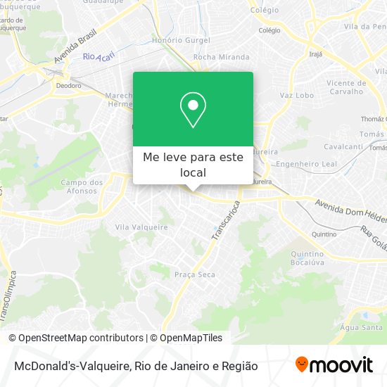 McDonald's-Valqueire mapa