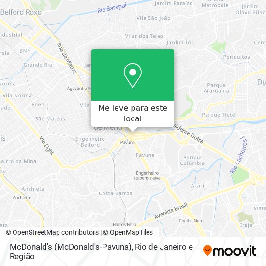 McDonald's (McDonald's-Pavuna) mapa