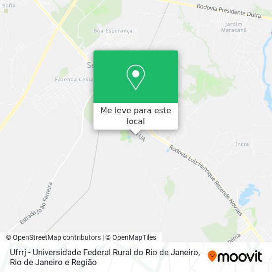 Ufrrj - Universidade Federal Rural do Rio de Janeiro mapa
