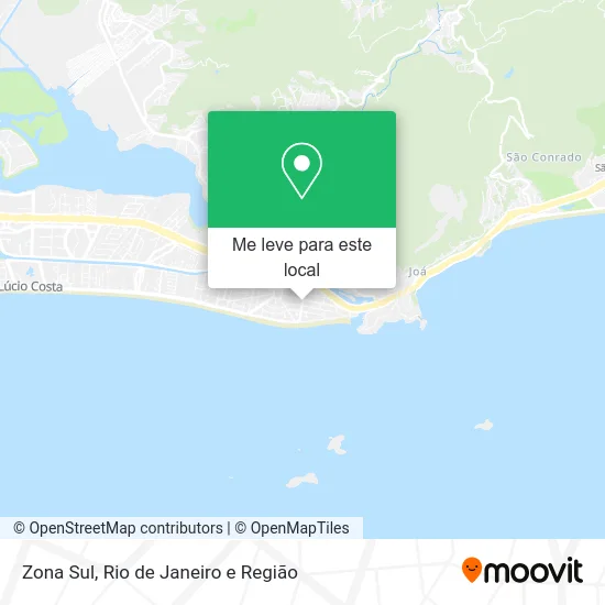 Zona Sul mapa