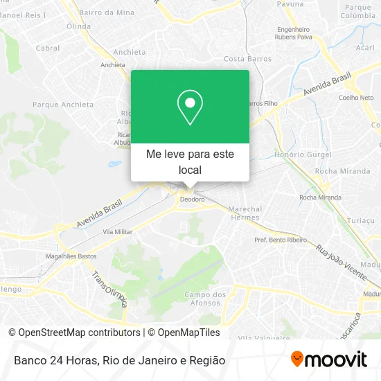Banco 24 Horas mapa