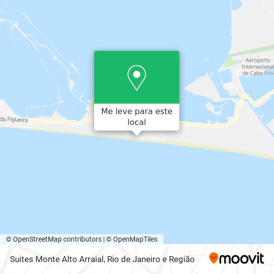 Suites Monte Alto Arraial mapa