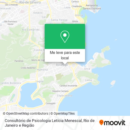 Consultório de Psicologia Letícia Menescal mapa