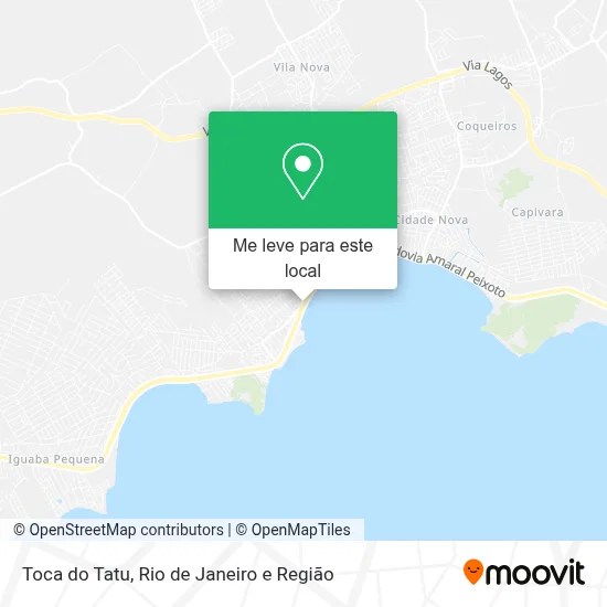 Toca do Tatu mapa