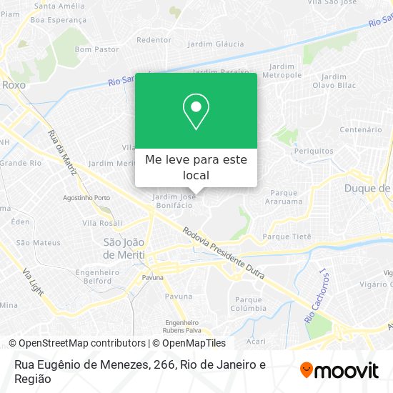 Rua Eugênio de Menezes, 266 mapa