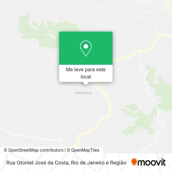 Rua Otoniel José da Costa mapa