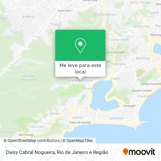 Daisy Cabral Nogueira mapa