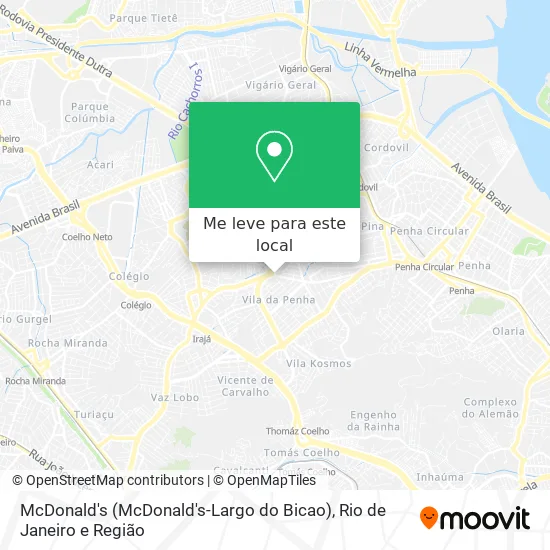 McDonald's (McDonald's-Largo do Bicao) mapa