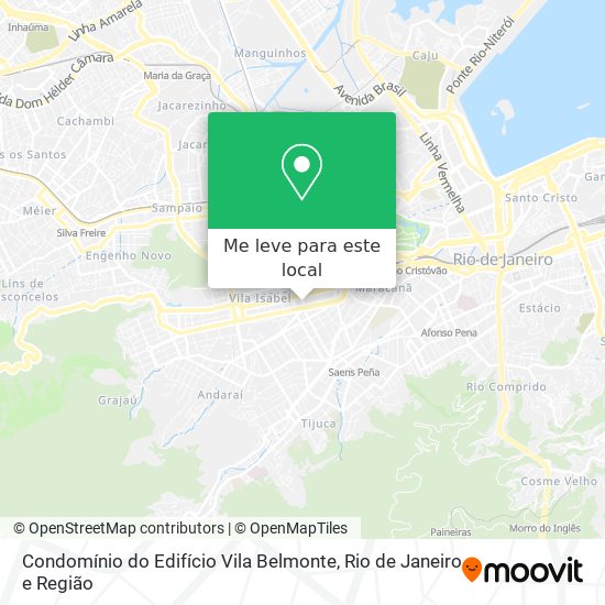 Condomínio do Edifício Vila Belmonte mapa