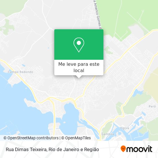 Rua Dimas Teixeira mapa