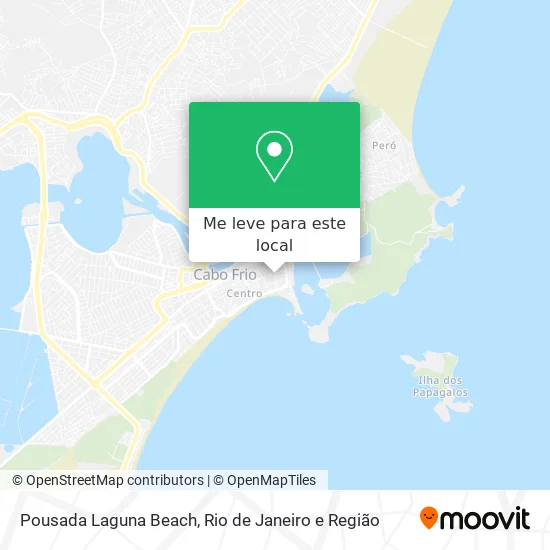 Pousada Laguna Beach mapa