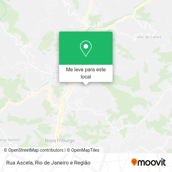 Rua Ascela mapa