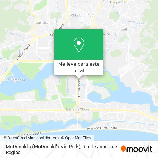 McDonald's (McDonald's-Via Park) mapa