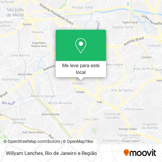 Willyam Lanches mapa