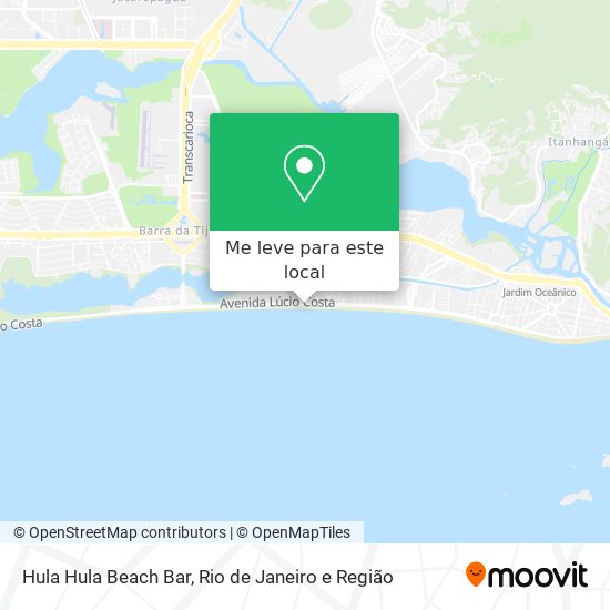 Hula Hula Beach Bar mapa