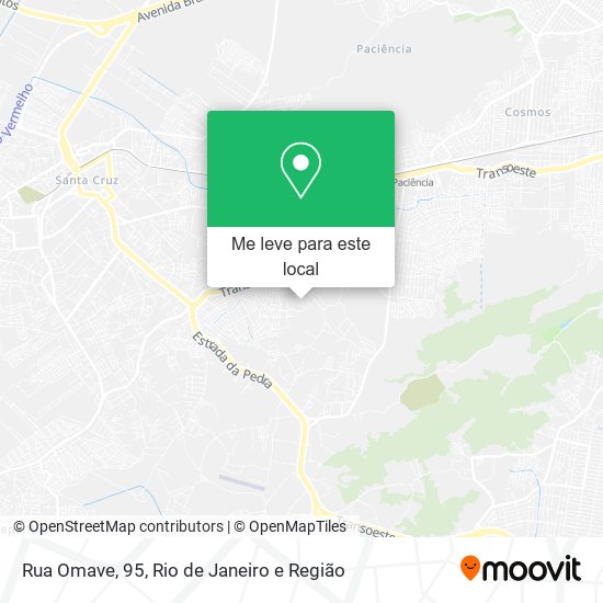 Rua Omave, 95 mapa