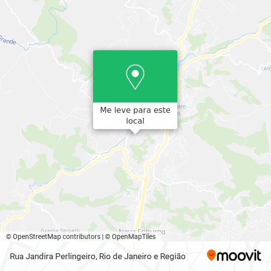Rua Jandira Perlingeiro mapa