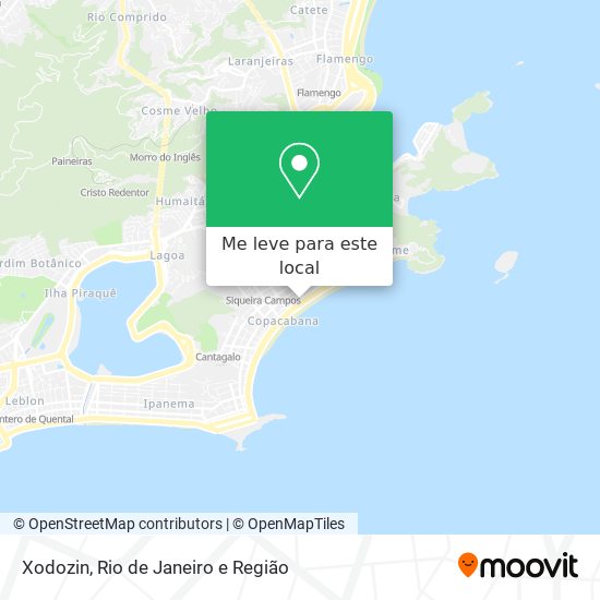 Xodozin mapa