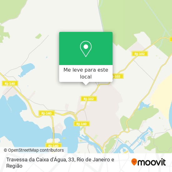 Travessa da Caixa d'Água, 33 mapa