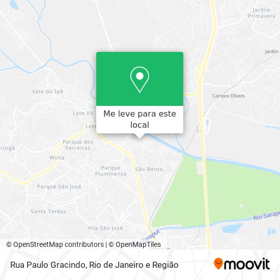 Rua Paulo Gracindo mapa