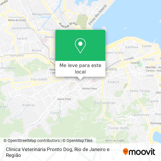 Clínica Veterinária Pronto Dog mapa