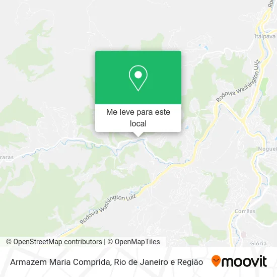 Armazem Maria Comprida mapa