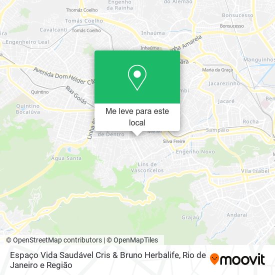 Espaço Vida Saudável Cris & Bruno Herbalife mapa