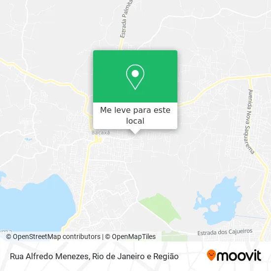 Rua Alfredo Menezes mapa