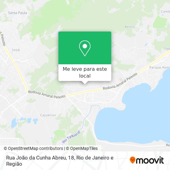 Rua João da Cunha Abreu, 18 mapa