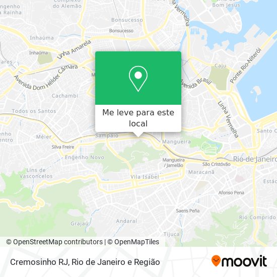 Cremosinho RJ mapa