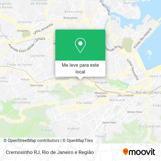 Cremosinho RJ mapa
