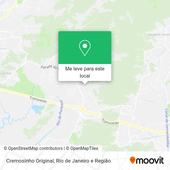 Cremosinho Original mapa