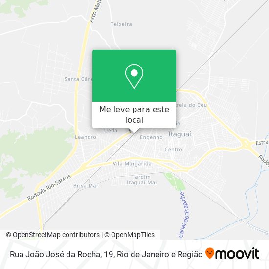 Rua João José da Rocha, 19 mapa