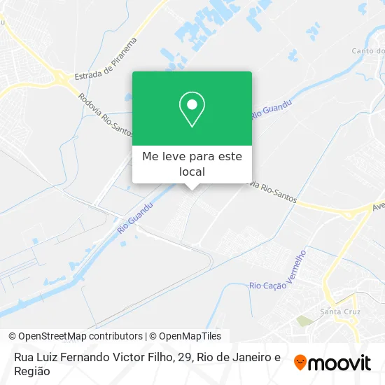 Rua Luiz Fernando Victor Filho, 29 mapa