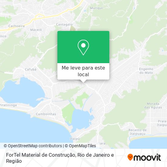 ForTel Material de Construção mapa